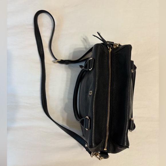 Kate Spade Black Pebbled Leather Satchel - Picture 3 of 7